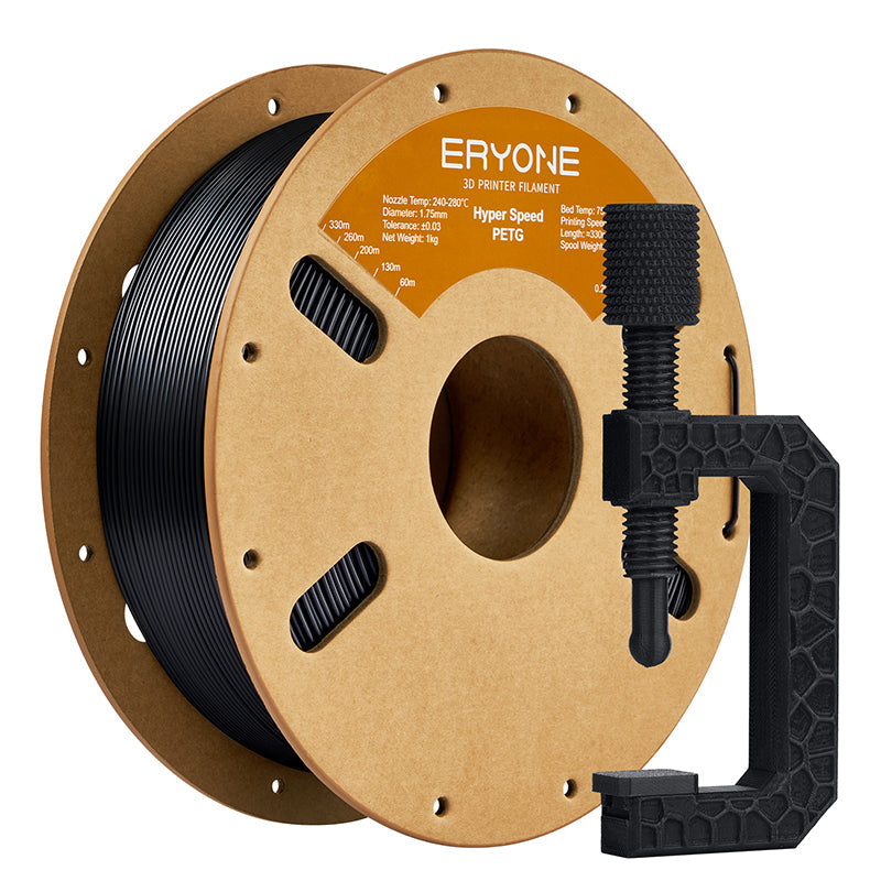 Eryone PETG und PETG-CF – 1,75 mm, 1 kg – High-Speed – Schwarz