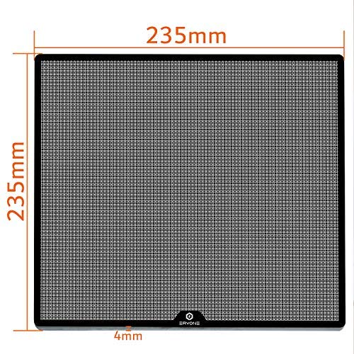 Eryone Glasdruckbett kratzfest 235 × 235 mm für ER-20