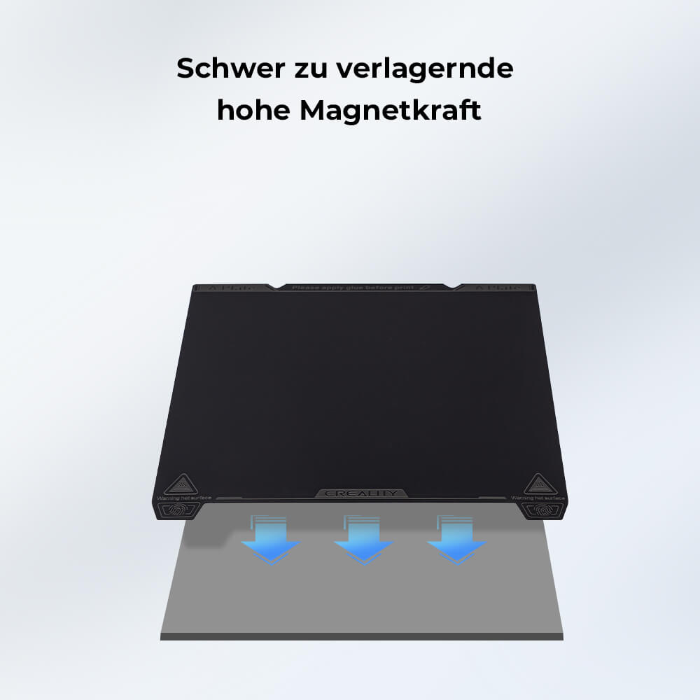 K1 Max Glatte PEI-Montageplatte 315×310 mm