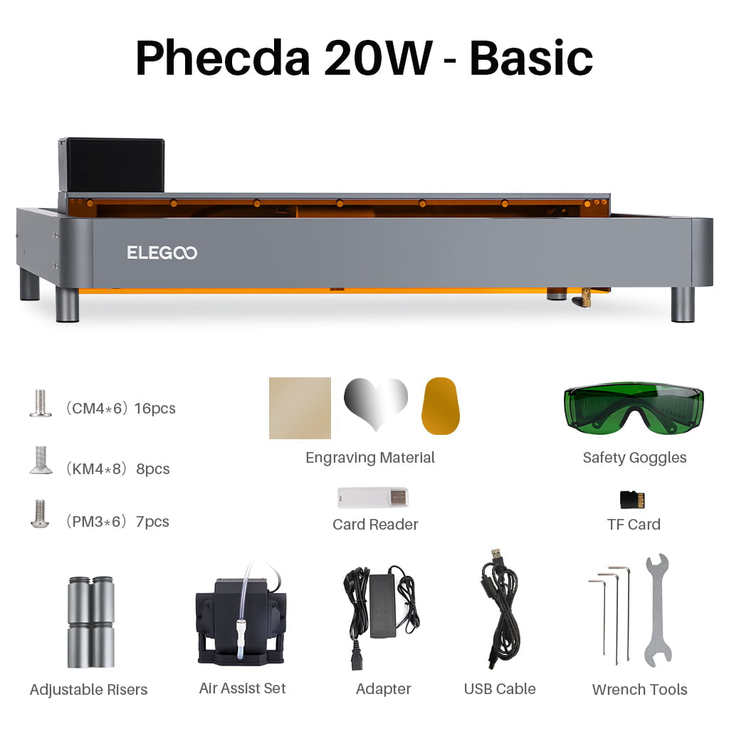Elegoo Phecda Lasergravierer und -schneider