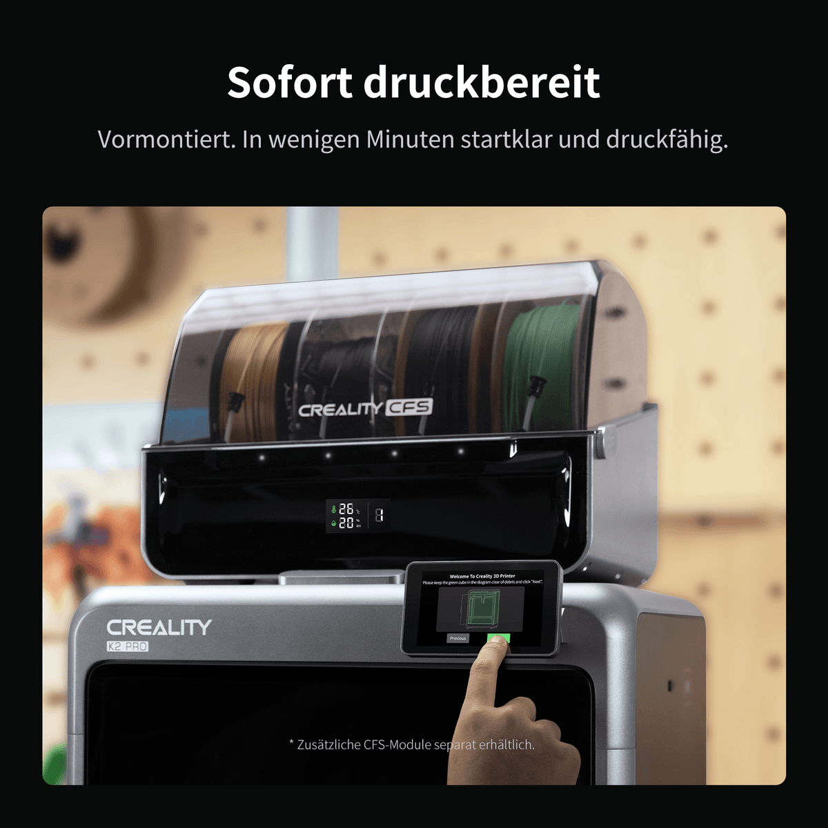 Creality K2 Pro Combo Multicolor-Flaggschiff-3D-Drucker