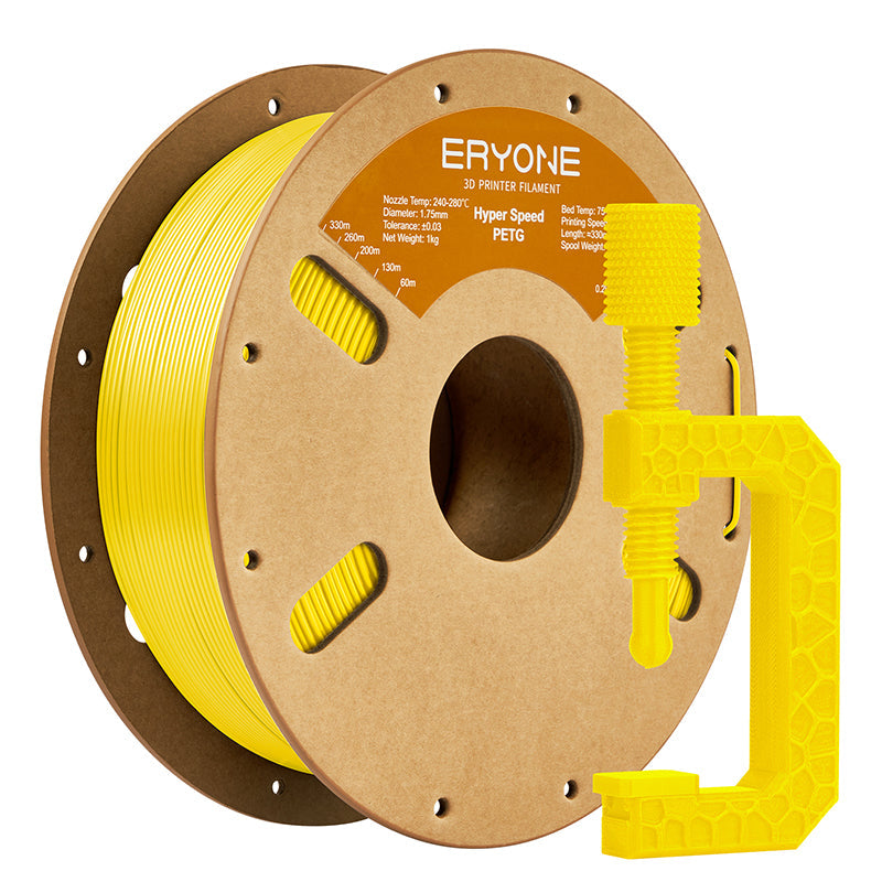 Eryone PETG und PETG-CF – 1,75 mm, 1 kg – High-Speed – Gelb