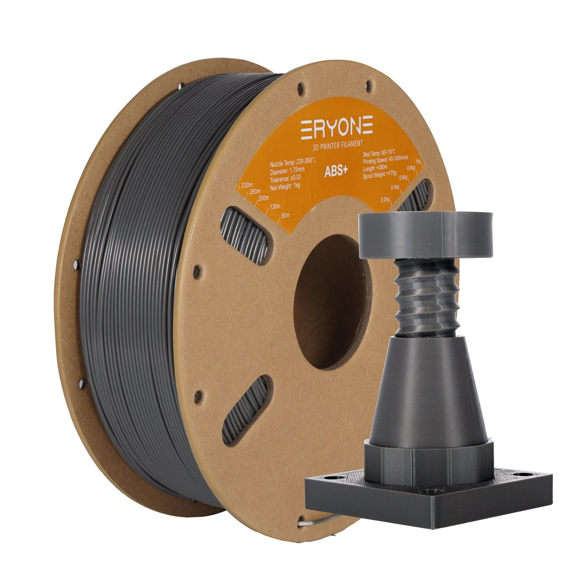 Eryone ABS+ – 1,75 mm, 1 kg – Grau
