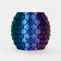 SILK Dreifarbig Blau+Grün+Violett