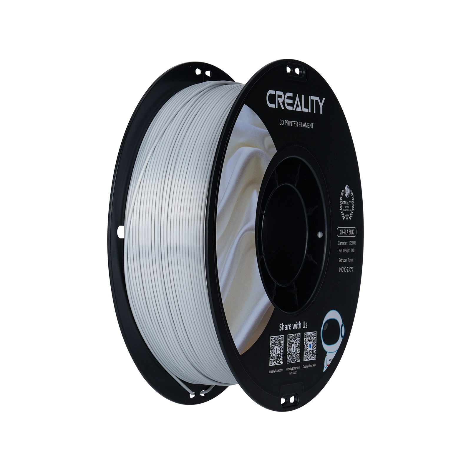 CR-Seide 1,75 mm PLA Filament 1 kg