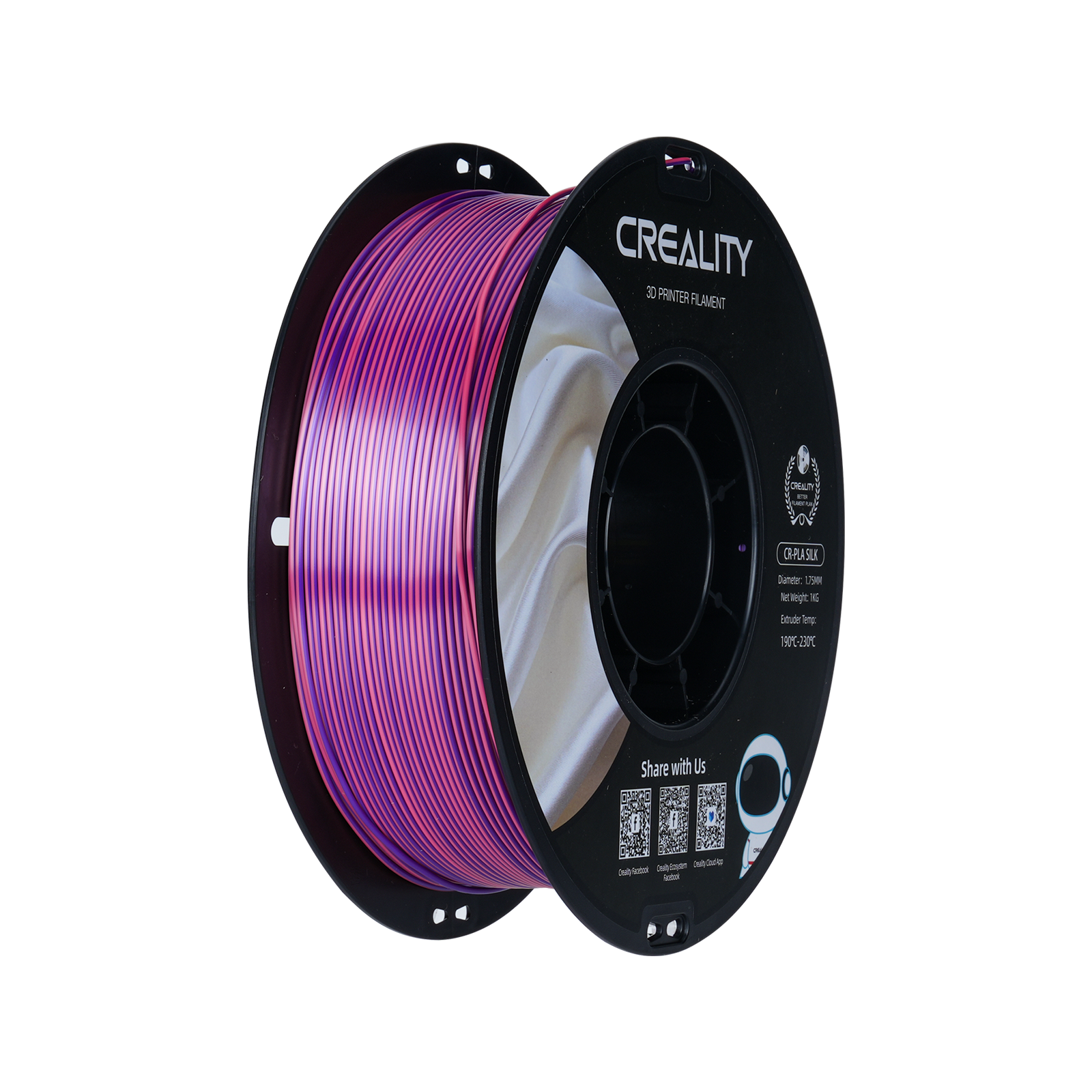 CR-Seide 1,75 mm PLA Filament 1 kg