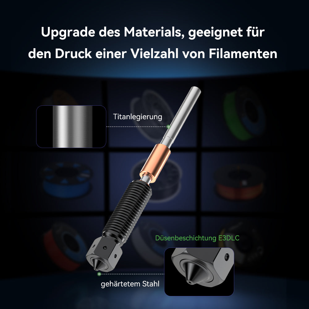 K1/Ender-Serie E3D Obxidian™ Hochfluss-Düsenkit – 0,4 mm