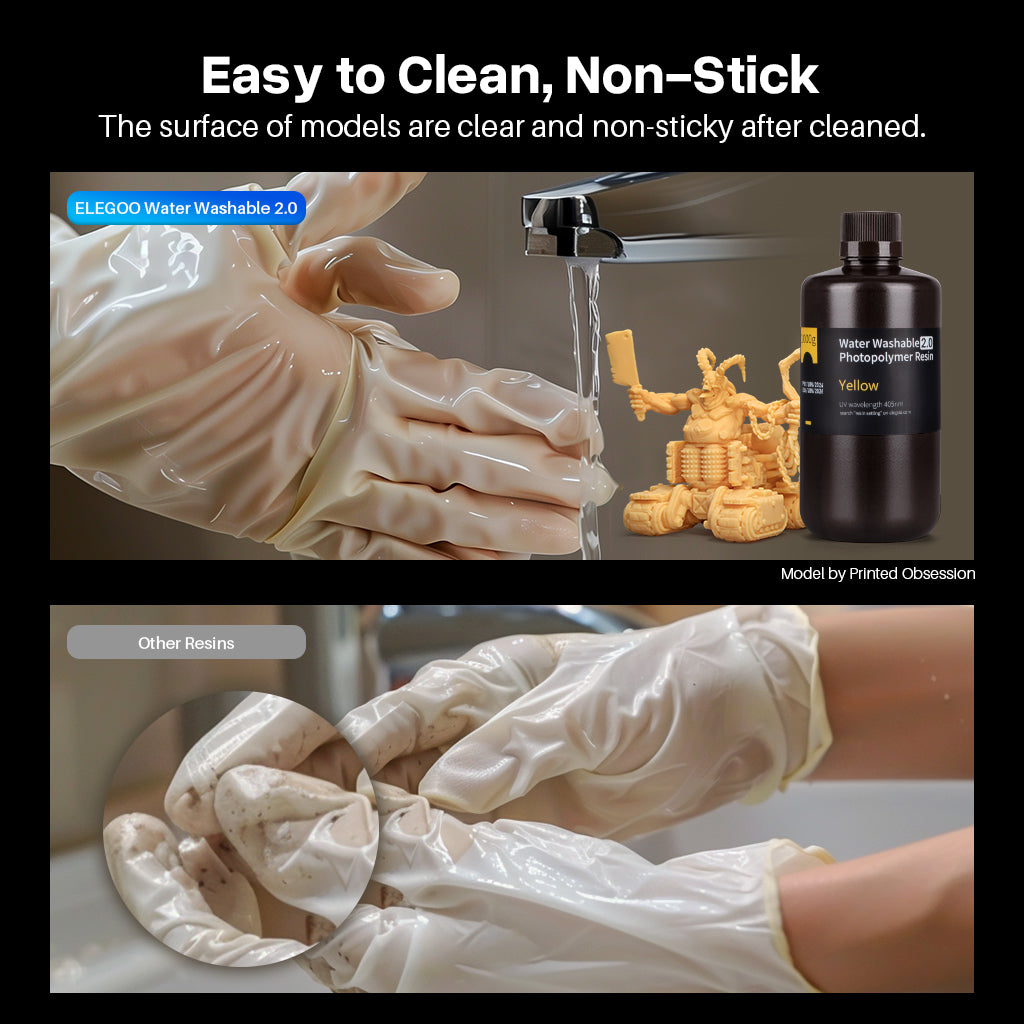 Elegoo 8K wasserabwaschbares Harz V2.0 – 1 kg