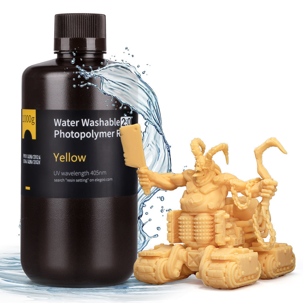 Elegoo Wasserabwaschbares Harz V2.0 Wasserwaschbar V2.0 – 1 kg