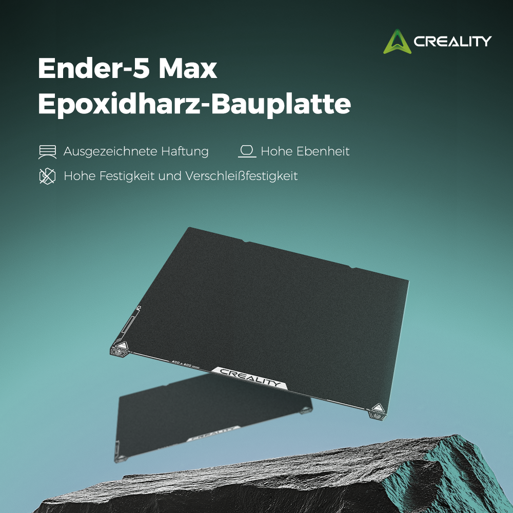 Ender-5 Max Epoxidharz-Bauplatte