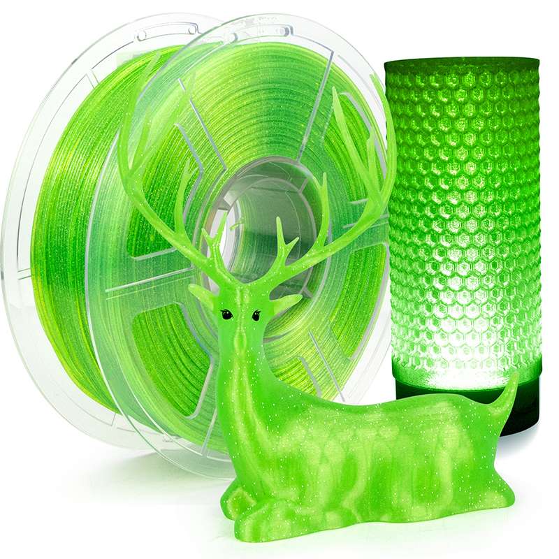 iSANMATE PETG Glitzer transparent