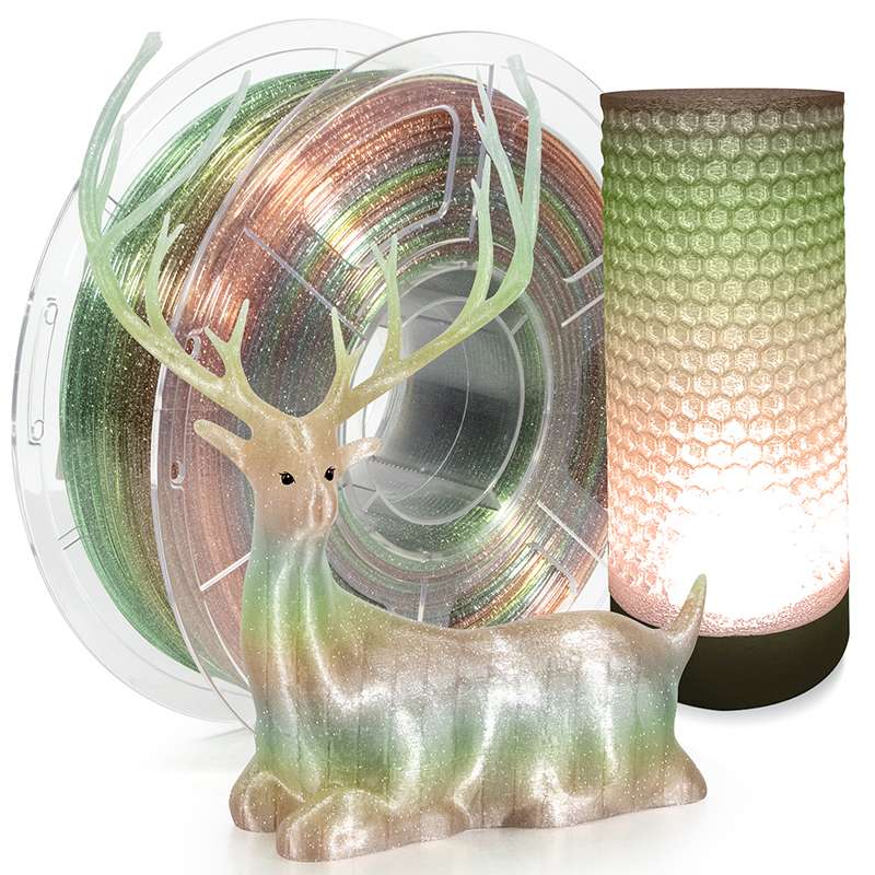iSANMATE PETG Glitzer transparent