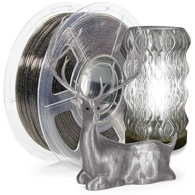 iSANMATE PETG Glitzer transparent