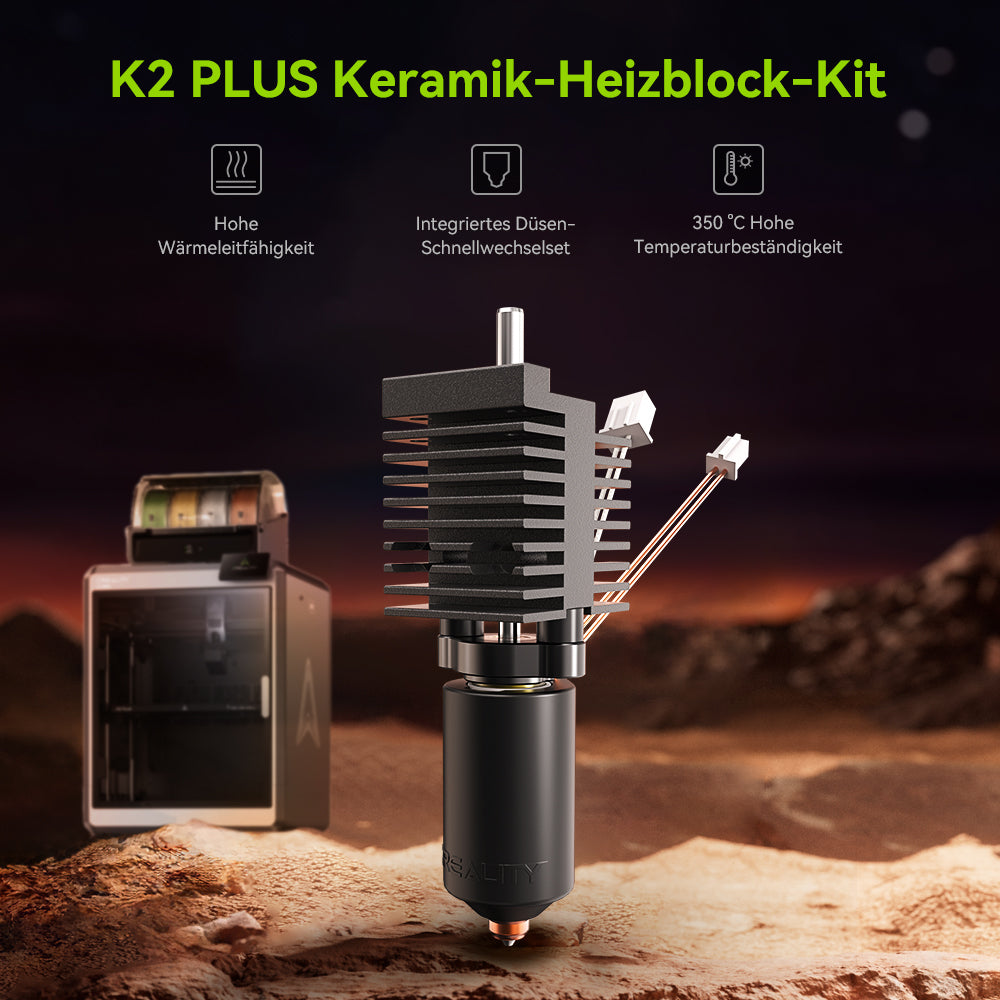 K2 Plus Keramik-Heizblock