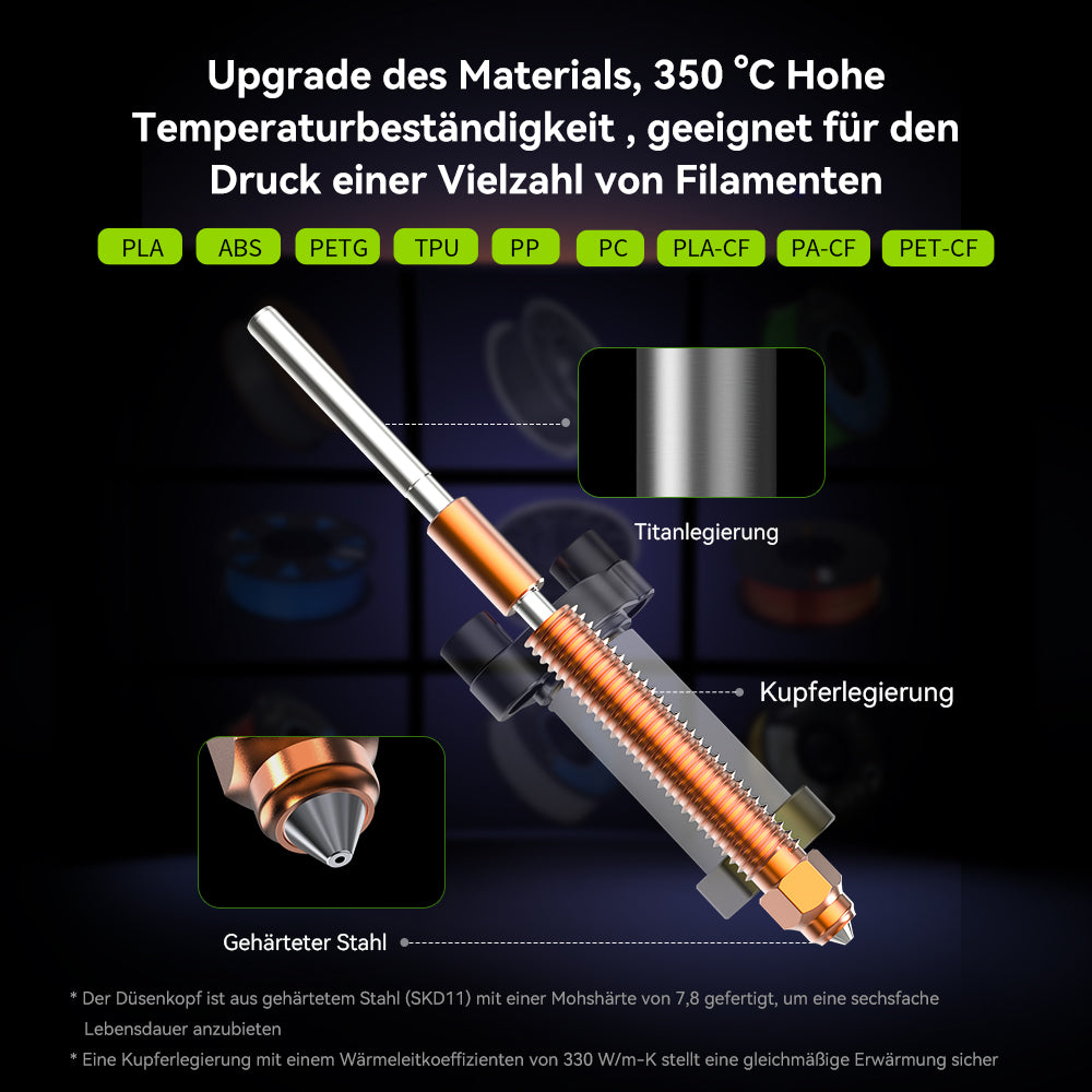 K2 Plus Keramik-Heizblock