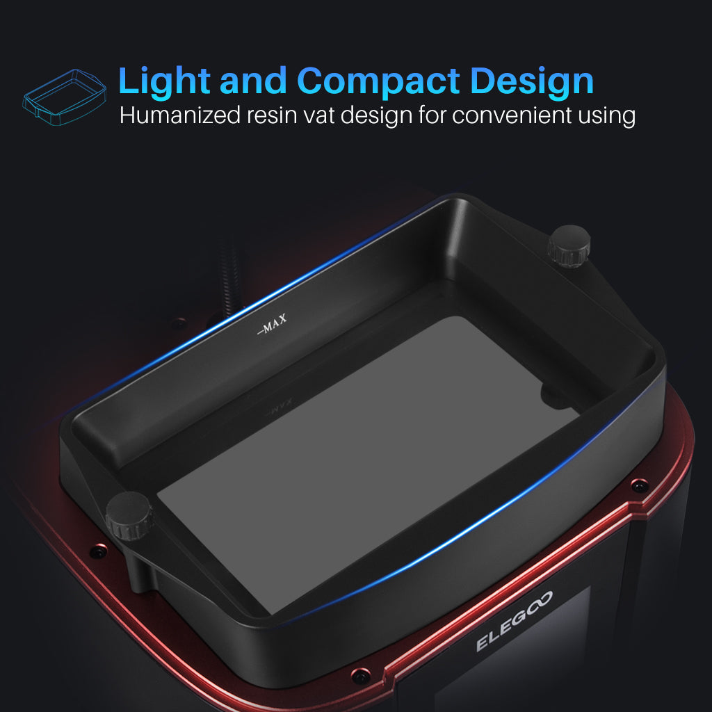 Elegoo Metall-Harztank für Mars 3 & Mars 3 Pro (2 Stück)