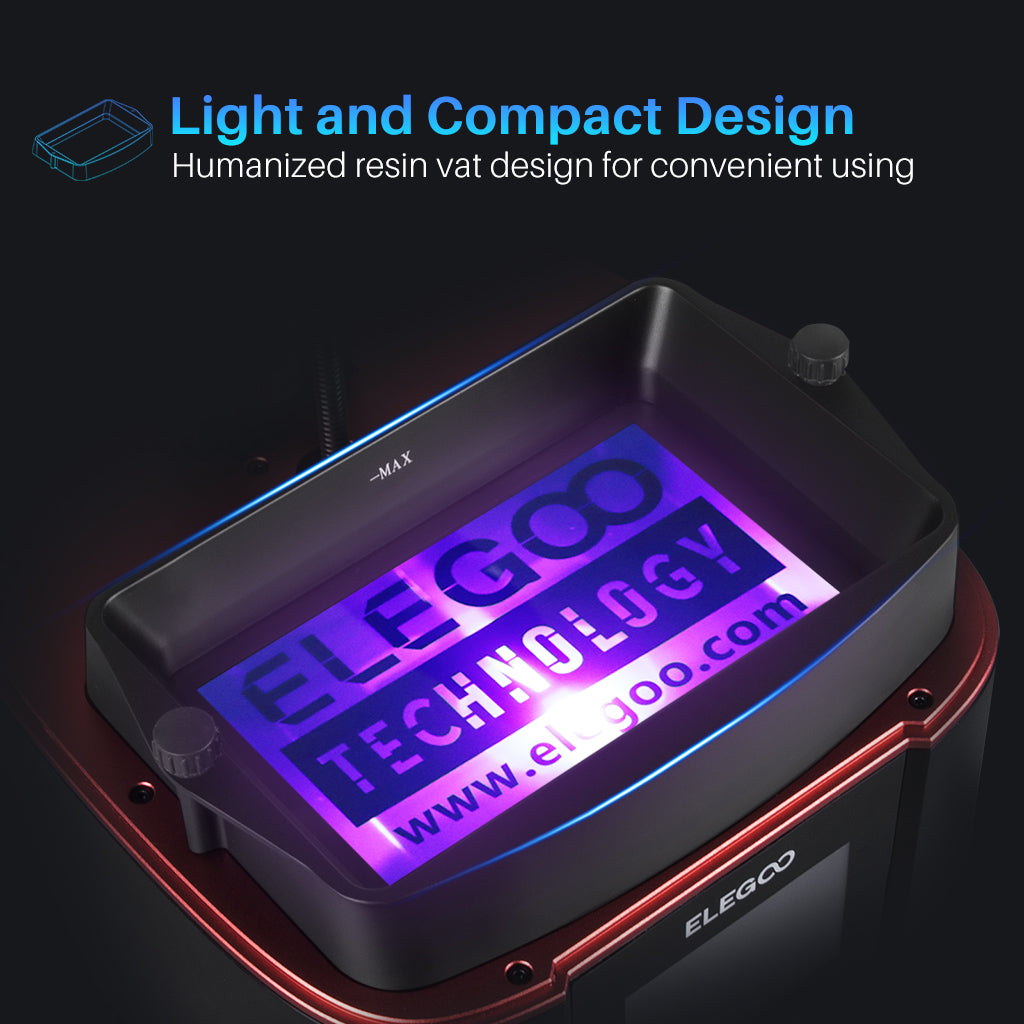 Elegoo Metall-Harztank für Mars 3 & Mars 3 Pro (2 Stück)