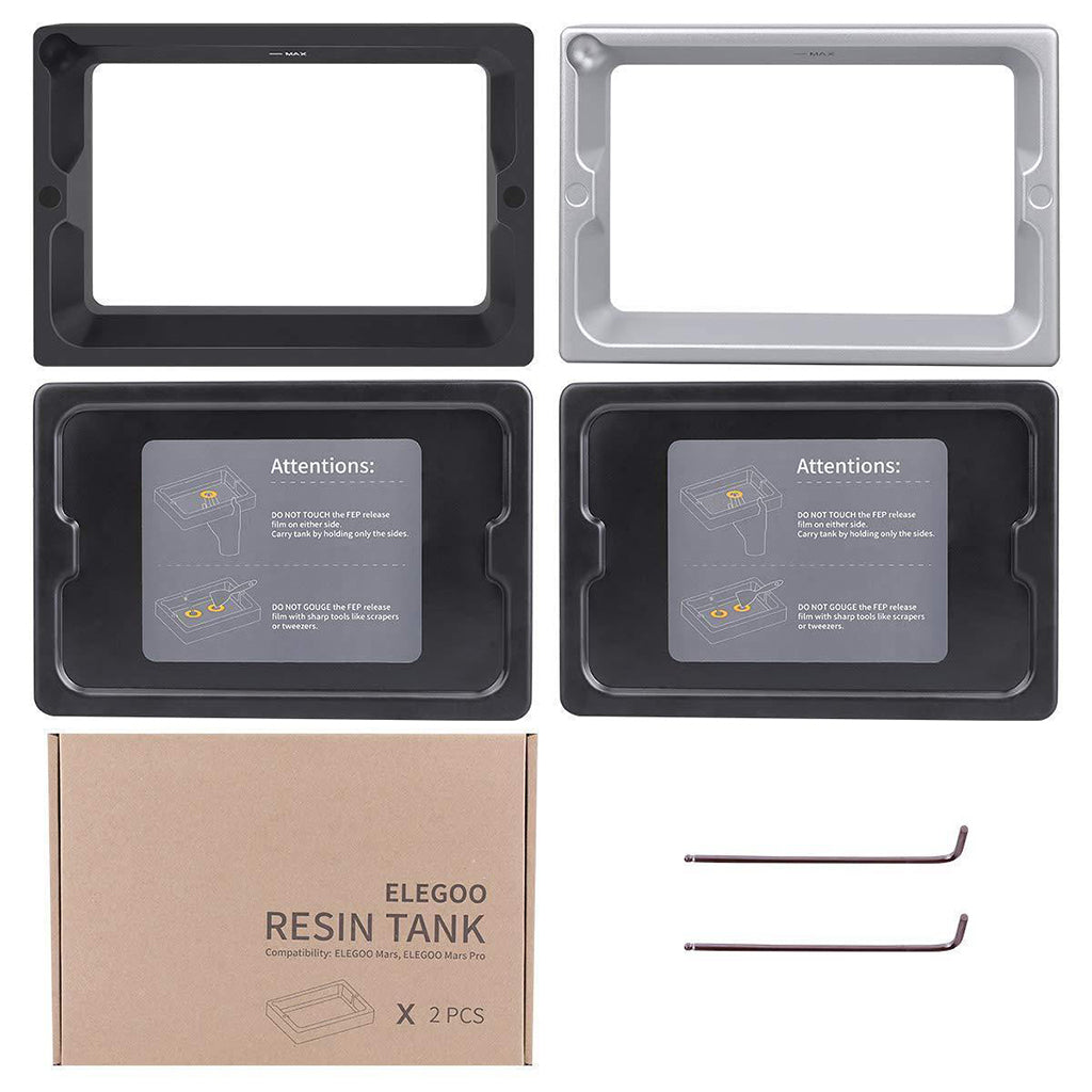 Elegoo Metall-Harztank für Mars & Mars 2 Serie (2 Stück)