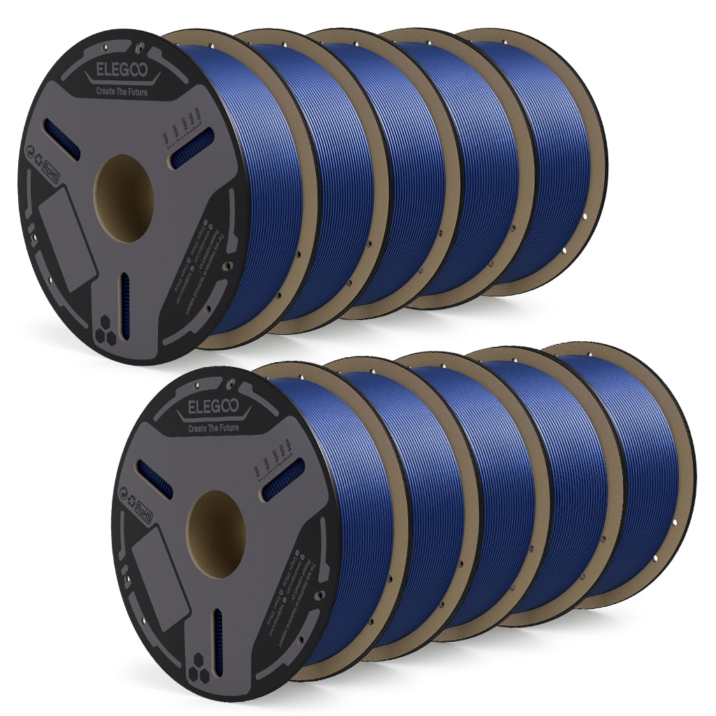 Elegoo PETG-CF Filament 1,75 mm, 10 kg, Carbonfaser Blau