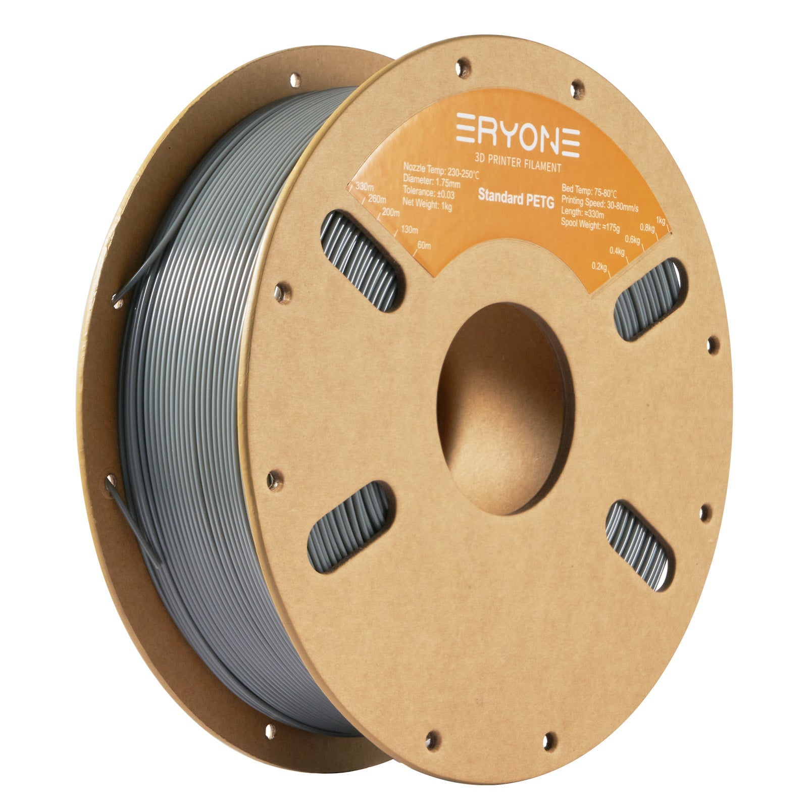 Eryone PETG und PETG-CF – 1,75 mm, 1 kg – Grau