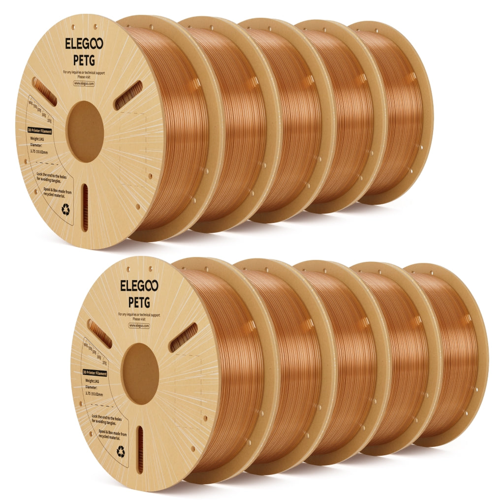Elegoo PETG Transluzent – 1,75 mm, 10 kg