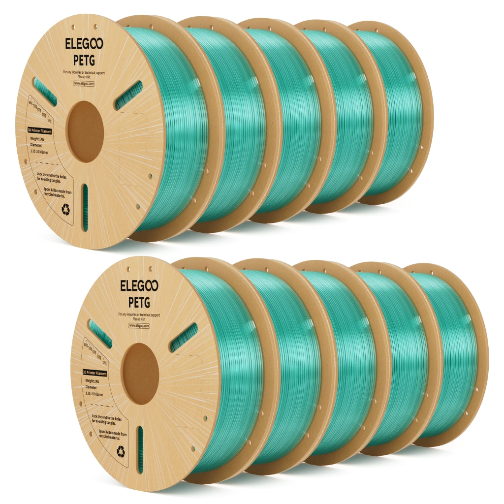 Elegoo PETG Transluzent – 1,75 mm, 10 kg