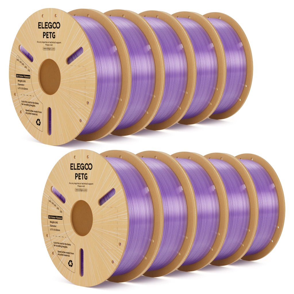 Elegoo PETG Transluzent – 1,75 mm, 10 kg