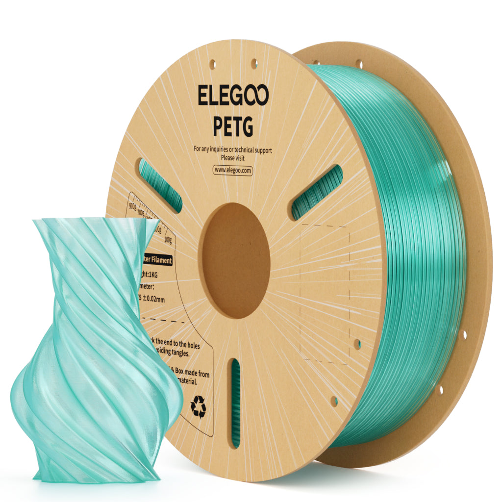Elegoo PETG Transluzent – 1,75 mm, 1 kg