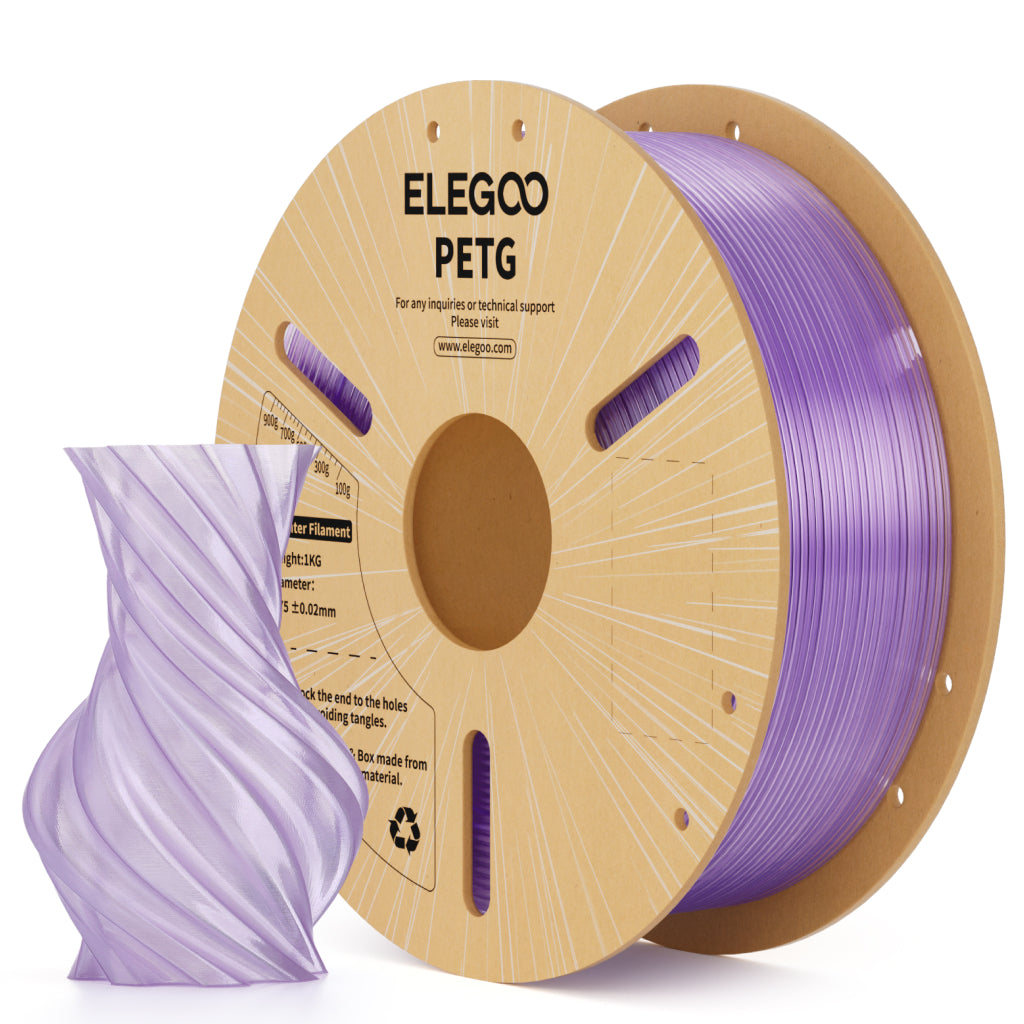 Elegoo PETG Transluzent – 1,75 mm, 1 kg