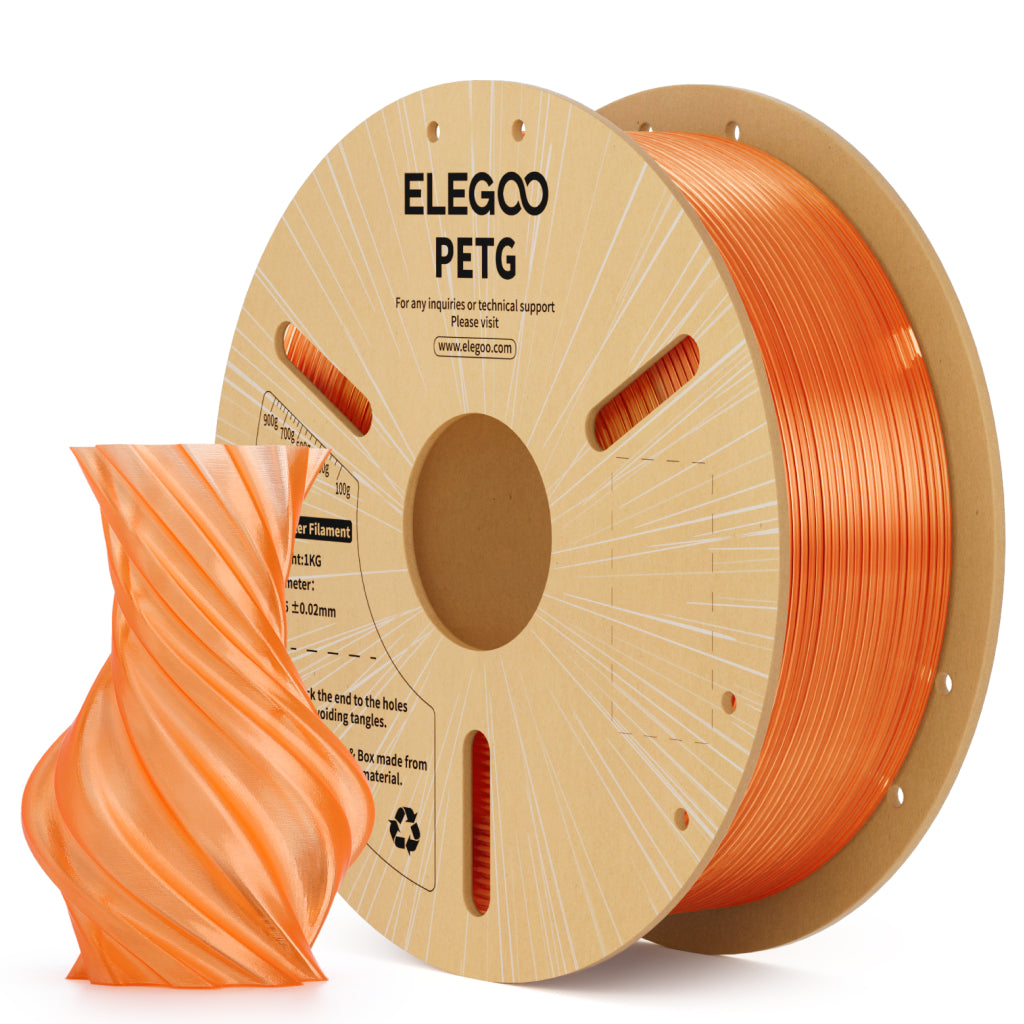 Elegoo PETG Transluzent – 1,75 mm, 1 kg