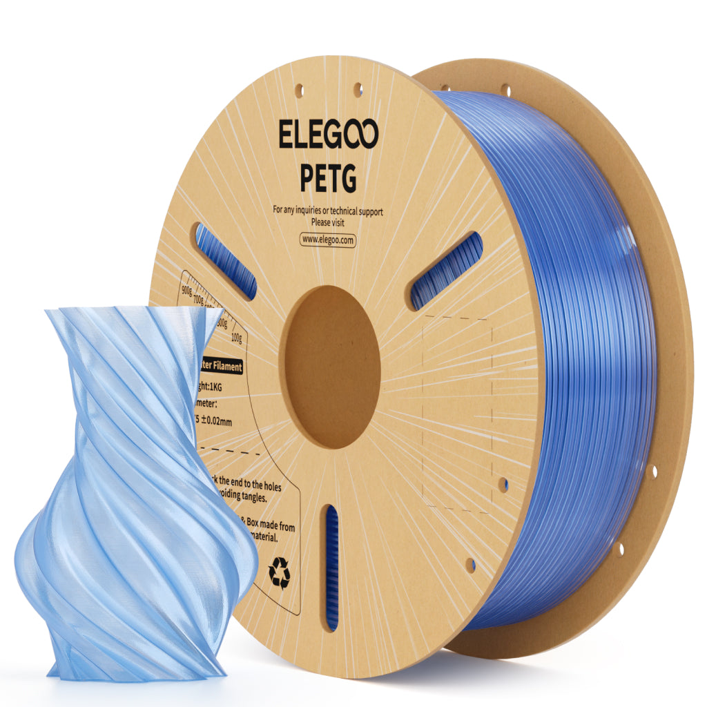 Elegoo PETG Transluzent – 1,75 mm, 1 kg