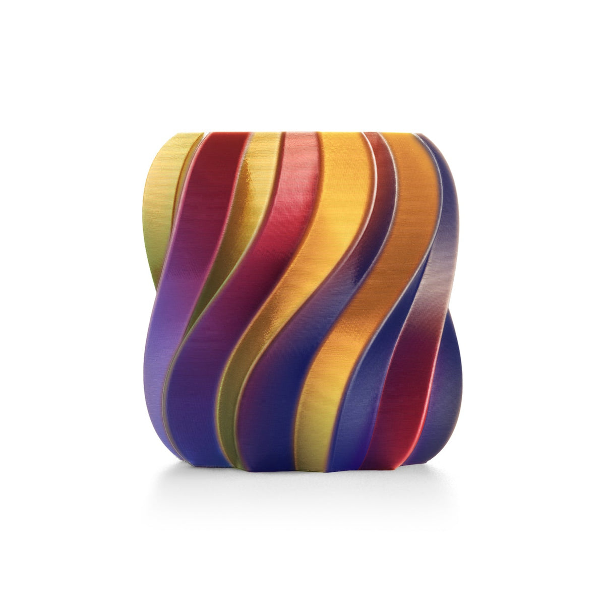 Anycubic PLA Silk Dual/Tri-Color Filament 1,75 mm, 1 kg, Rot Blau Gelb