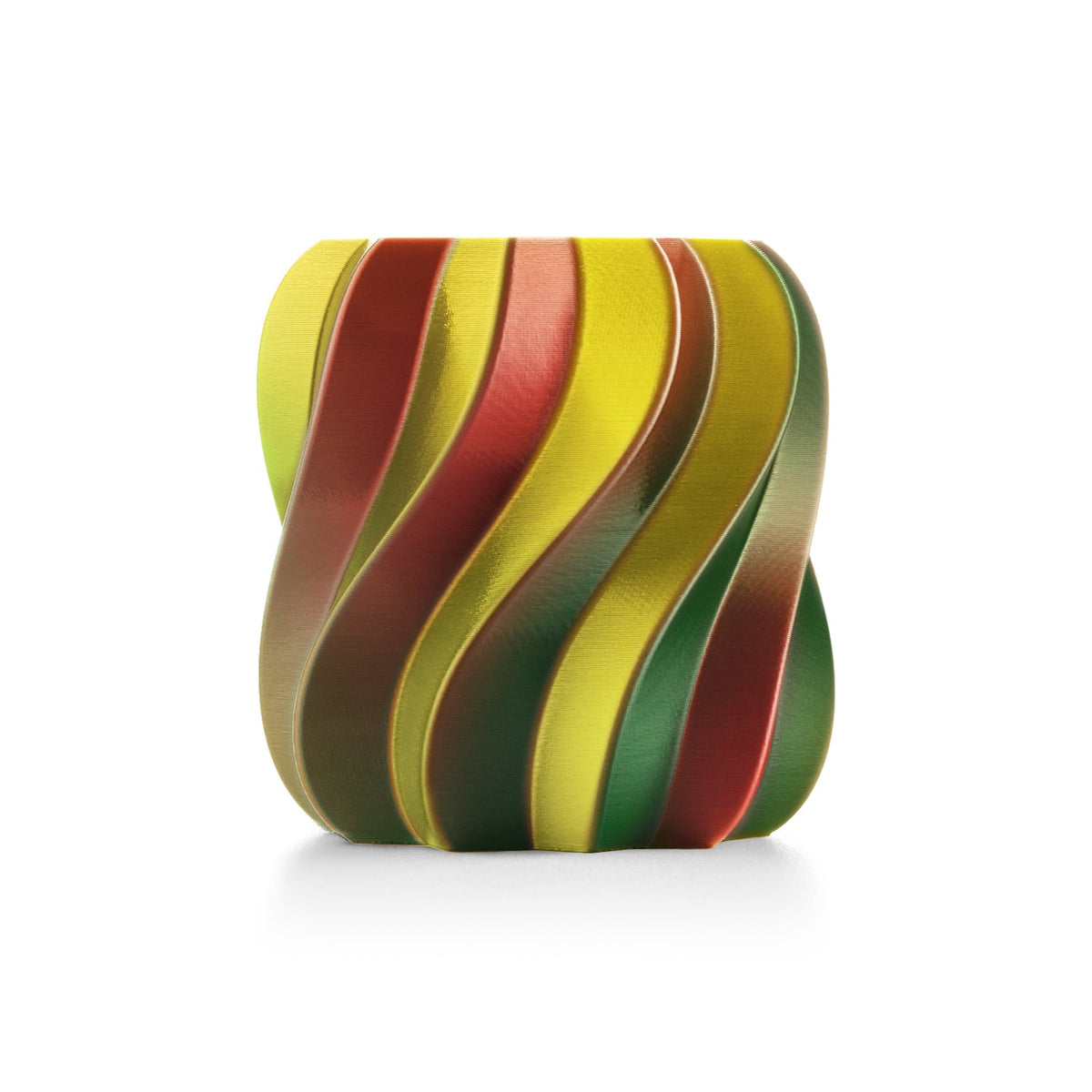 Anycubic PLA Silk Dual/Tri-Color Filament 1,75 mm, 1 kg, Rot Gelb Grün