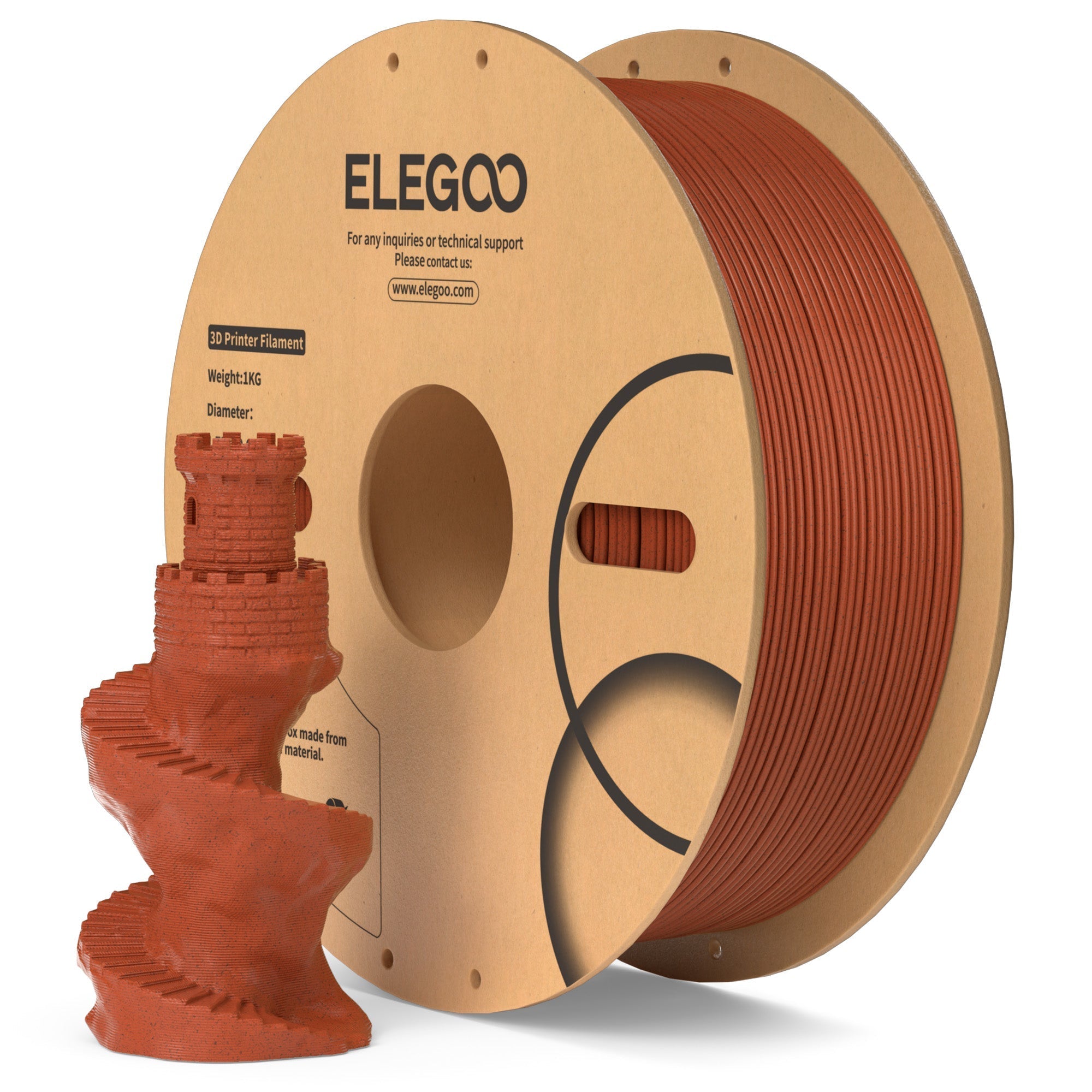 Elegoo PLA Marmor – 1,75 mm, 1 kg