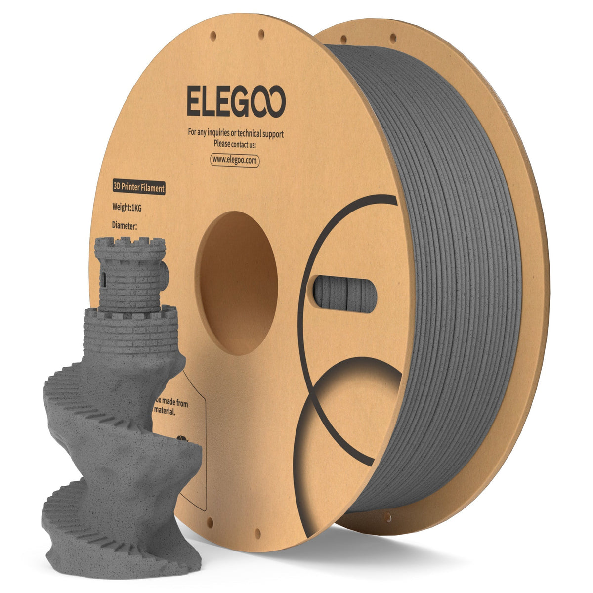 Elegoo PLA Marmor – 1,75 mm, 1 kg