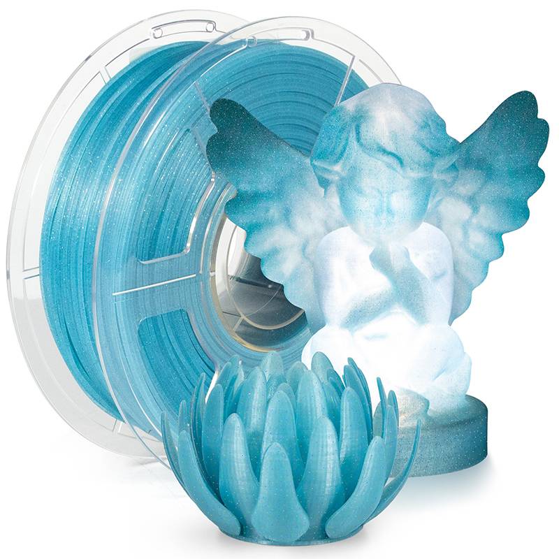 iSANMATE PLA Glitzer transparent