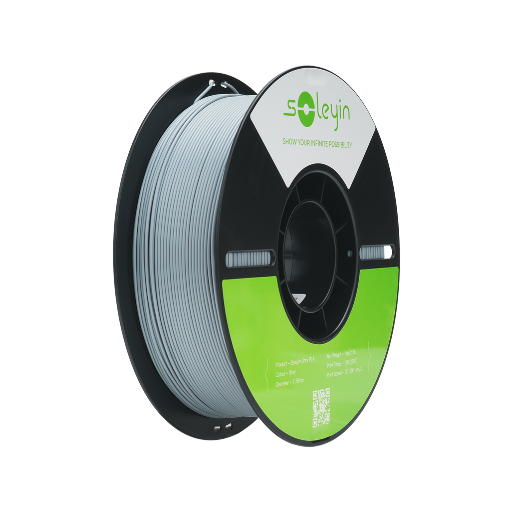 Creality Soleyin Ultra PLA Filament 1,75 mm, 1 kg, Grau