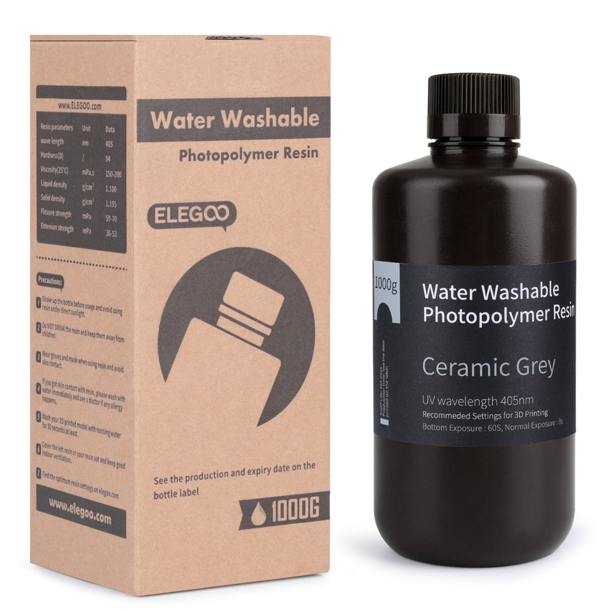 Elegoo Wasser abwaschbares Harz – 2 kg