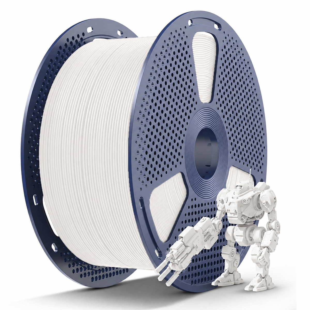 SUNLU PLA+ 2.0 Filament 1,75 mm, 5 kg Großspule, Weiß