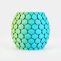 PLA Matt Zweifarbig Gelb Cyan