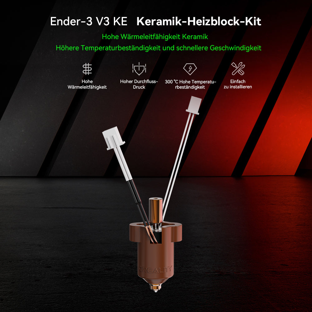 Ender-3 V3 KE Keramik-Heizblock-Kit