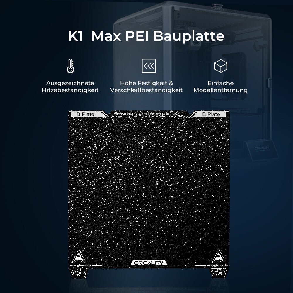K1 Max PEI Bauplatte 315×310mm