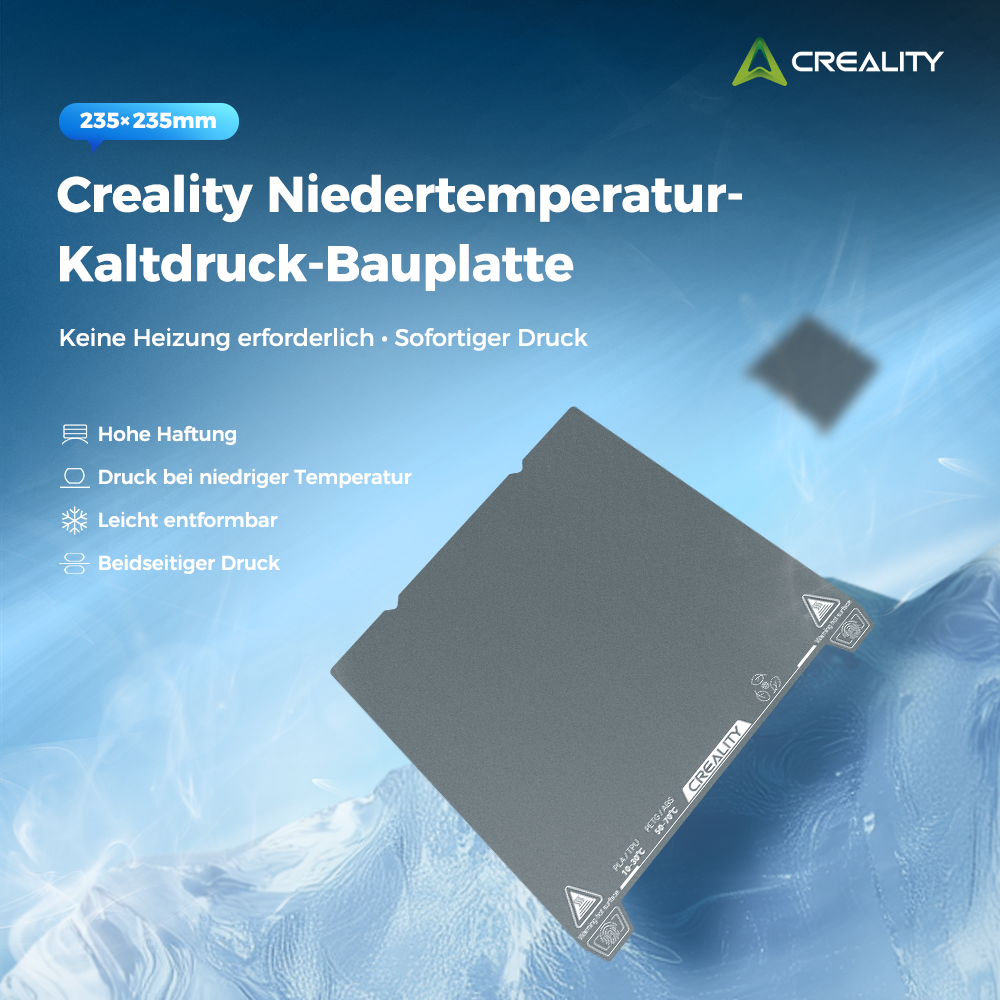 Ender-Serie Niedertemperatur-Kaltdruck-Bauplatte