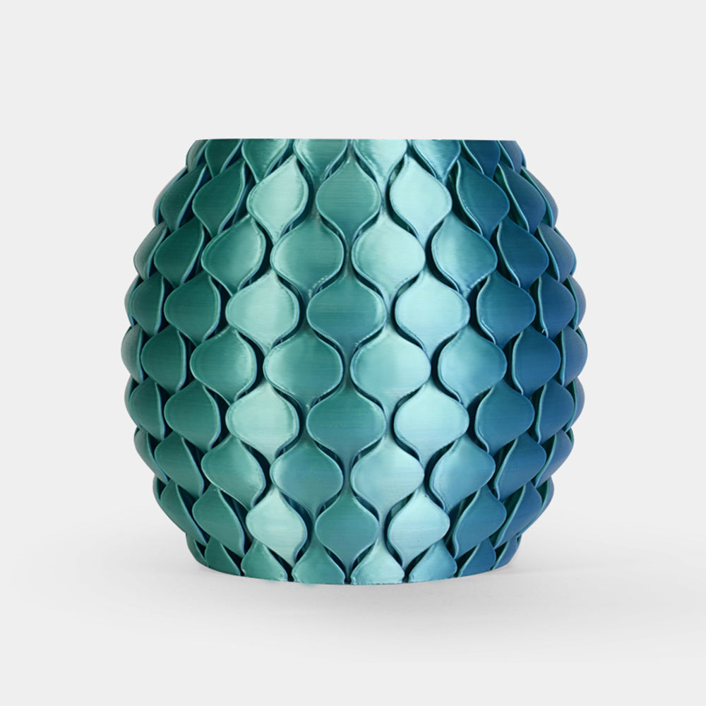 SUNLU SILK Zweifarbig Filament 1,75 mm, 1 kg, Blau+Grün
