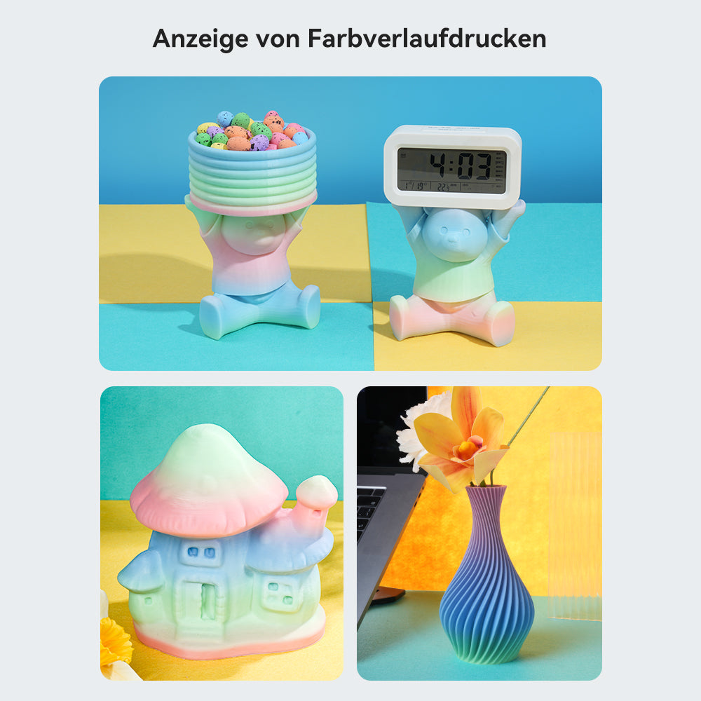 Hyper Speed Regenbogen PLA 1,75mm Filament 1kg