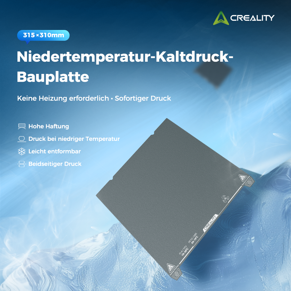 Ender-Serie Niedertemperatur-Kaltdruck-Bauplatte