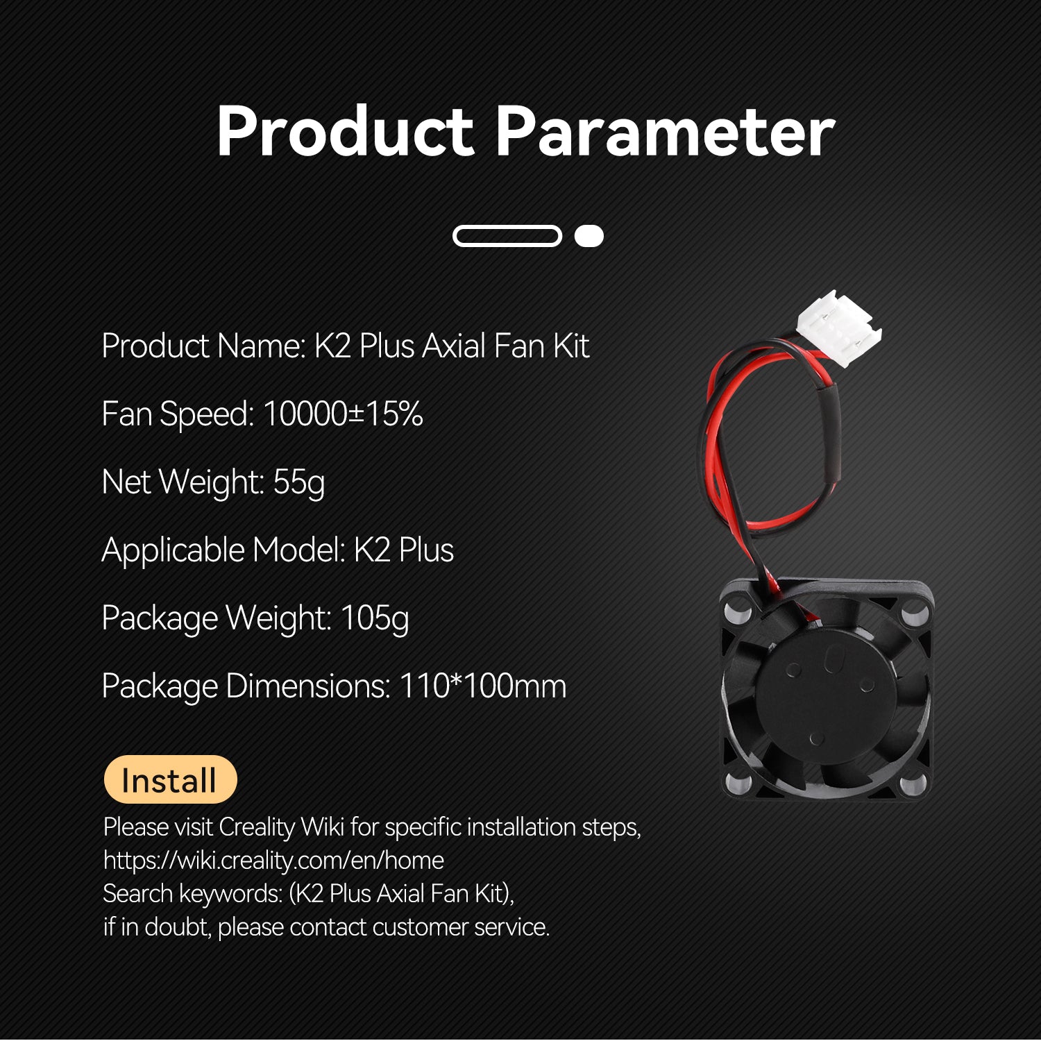 K2 Plus/ K2 Pro 3D-Drucker Ersatzteile