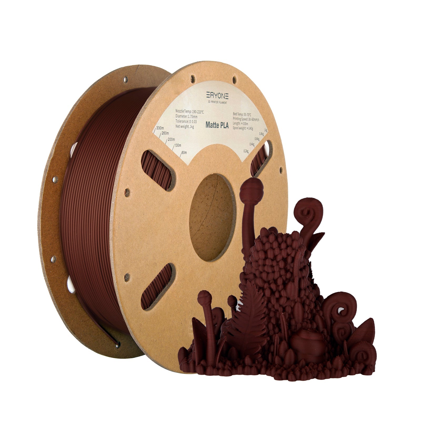 Eryone PLA Matt – 1,75 mm, 1 kg – Rubin Rot