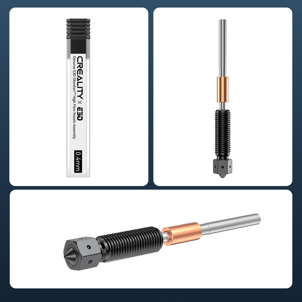 K2-Serie/ Creality Hi E3D Obxidian™ Hochdurchsatz-Düsenset