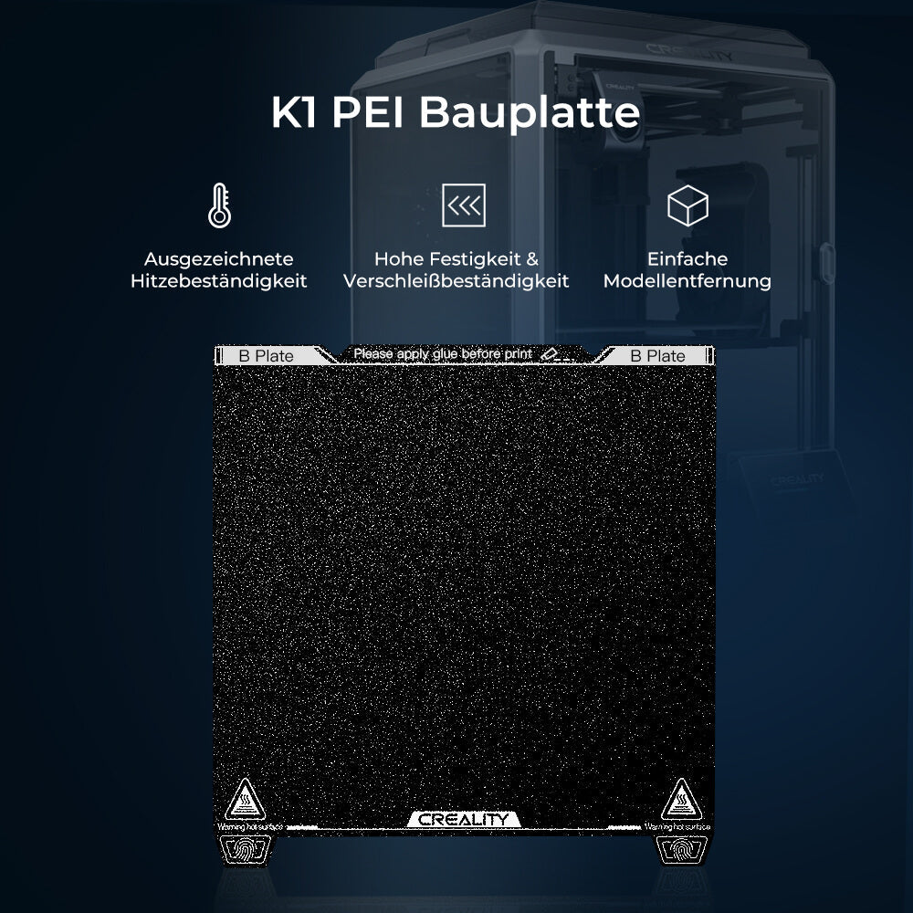 K1/Ender-3 V3 SE PEI Bauplatte-Kit 235 × 235mm